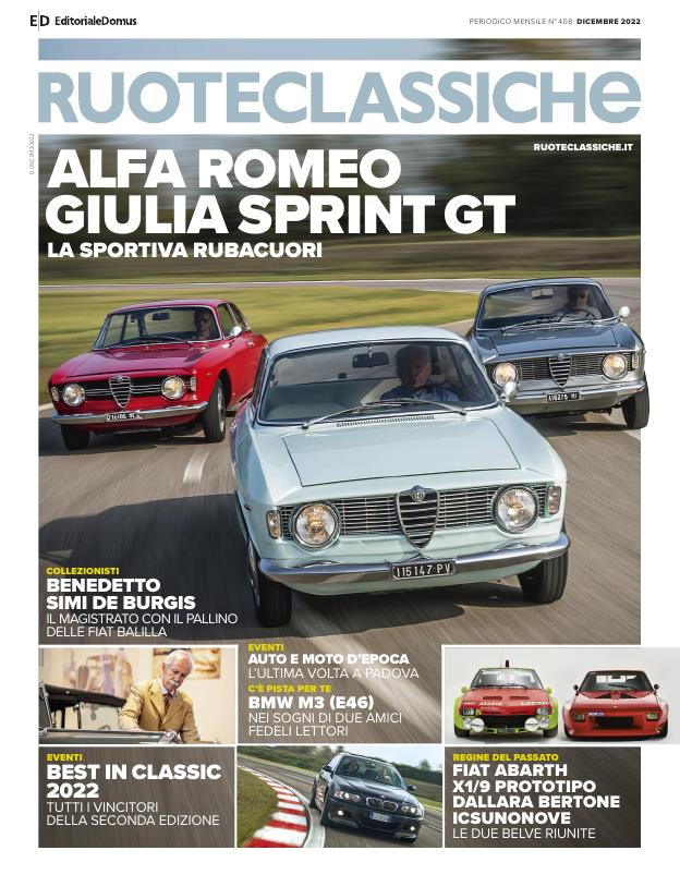 Журнал Ruoteclassiche декабрь 2022